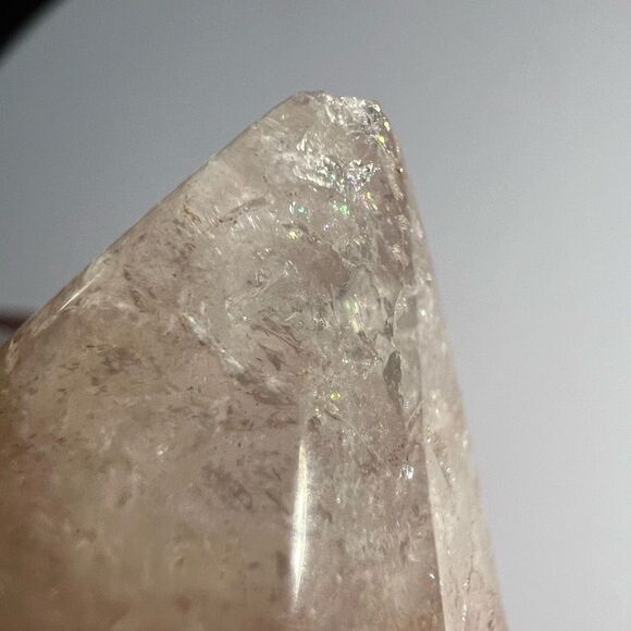 Fire Quartz Crystal Star Carving (7) - Picture 6 of 9